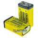 Акумулятор Крона Li-Po Liitokala 9V 1100mah, вбудована зарядка від USB Type-C, постійна стабільна напруга 9V, ціна за 1 шт.