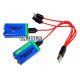 Комплект: 2 акумулятори Крона Li-Ion Quantum 9V 600mah із портом Type-C для зарядки, зарядний кабель USB, бокс для зберігання