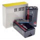 Акумулятор Крона Li-Po Soshine 9V Constant Volt 1000mah, вбудована зарядка від USB Type-C, стабільна напруга 9V, ціна за 1 шт.
