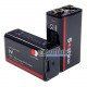 Акумулятор Крона Li-Po Soshine 9V Constant Volt 1000mah, вбудована зарядка від USB Type-C, стабільна напруга 9V, ціна за 1 шт.