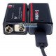 Акумулятор Крона Li-Po Soshine 9V Constant Volt 1000mah, вбудована зарядка від USB Type-C, стабільна напруга 9V, ціна за 1 шт.