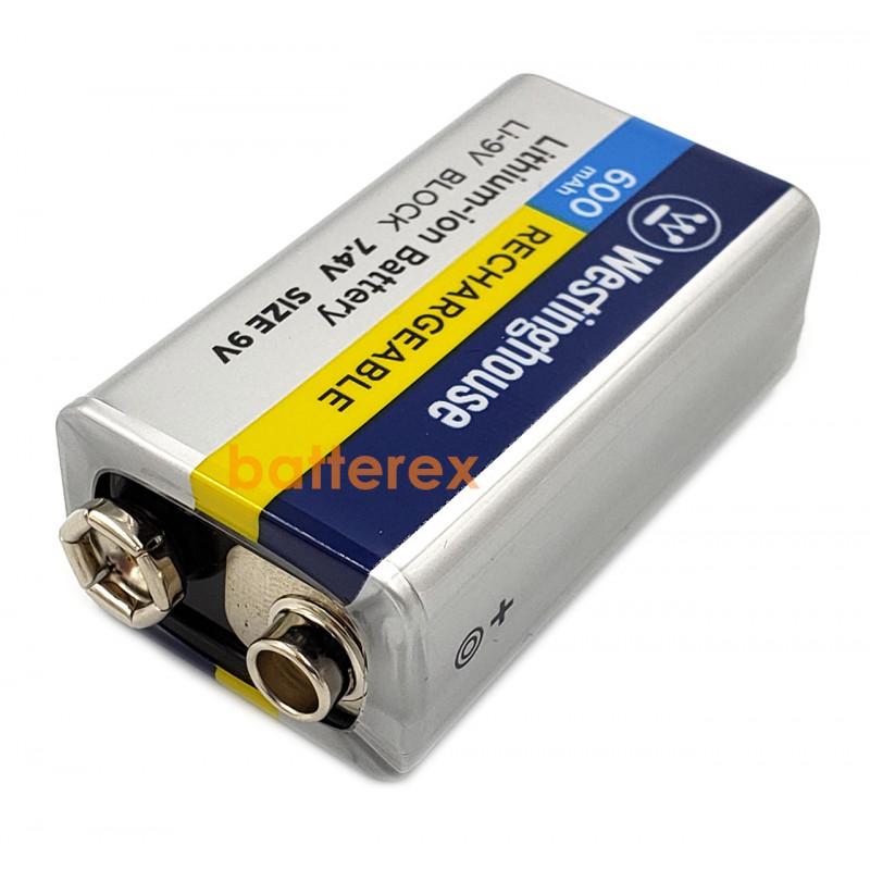 Зарядное устройство Soshine SC-V1 и 2 аккумулятора Крона Li-ion Westinghouse 9V 600 mah
