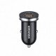 Автомобильний USB зарядний пристрій ESSAGER 30W (ES-SS12) Black на 2 порти USB+Type-C зі швидкою зарядкою
