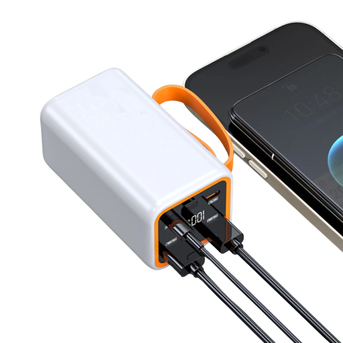 Solarpole 4x21700 Powerbank Case - корпус повербанка под сборку из 4х аккумуляторов 21700, LED-дисплей, можность 22W, поддержка быстрой зарядки QC и PD