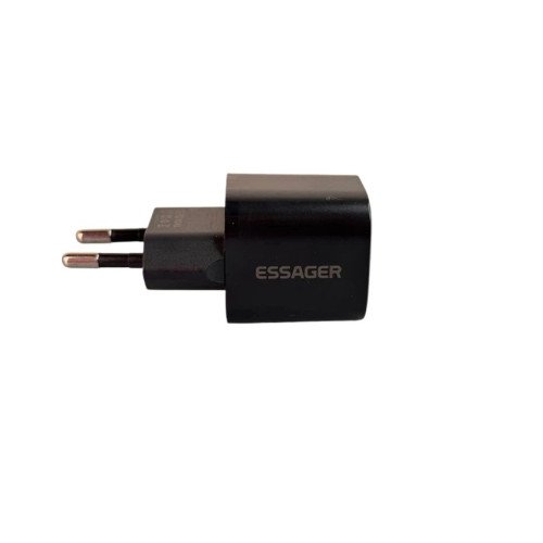Зарядний пристрій Essager ES-CD31 QuickCharge 3.0 + PD3 на 2 виходи USB та Type-C - реальний струм до 3А