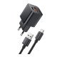 Зарядний пристрій Essager ES-CD31 20W на 2 виходи USB - швидкий заряд USB QuickCharge 3.0 та Type-C PD