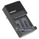 Фирменный комплект: зарядное устройство Duracell CEF14 и аккумуляторы 2 AA Duracell 1300mah + 2 AAA Duracell 750mah