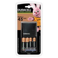 Duracell Hi-Speed Charger CEF27 + 2 AA Duracell 1300mah + 2 AAA Duracell 750mah - фирменный набор Duracell: быстрое зарядное устройство, 2 аккумулятора АА, 2 аккумулятора ААА