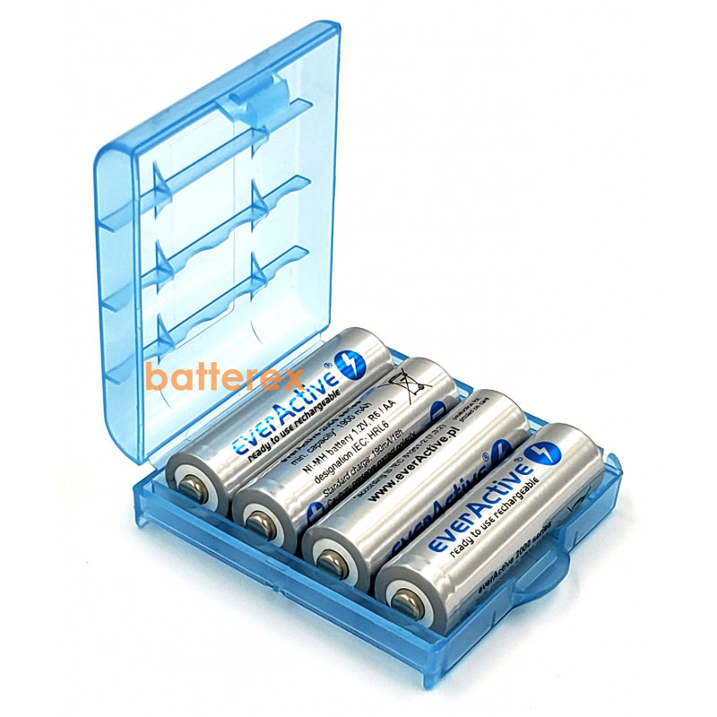 АА акумулятори EverActive 2000 mah Silver Line - 4 шт. у пластиковому боксі