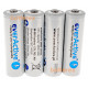 Пальчикові АА акумулятори EverActive 2600 mah - 4 шт. у пластиковому боксі