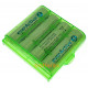 Пальчикові АА акумулятори EverActive 2600 mah - 4 шт. у пластиковому боксі