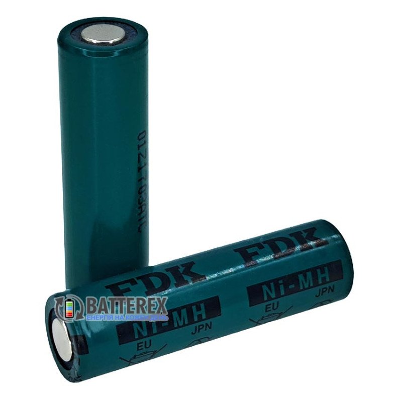 Акумулятор промисловий AA NiMH FDK (Sanyo) HR-AAU 1650mah 1.2V 2.4A Flat Top