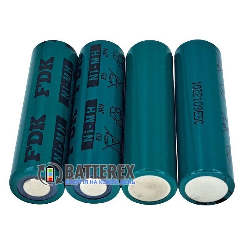 Акумулятор промисловий AA NiMH FDK (Sanyo) HR-AAU 1650mah 1.2V 2.4A Flat Top
