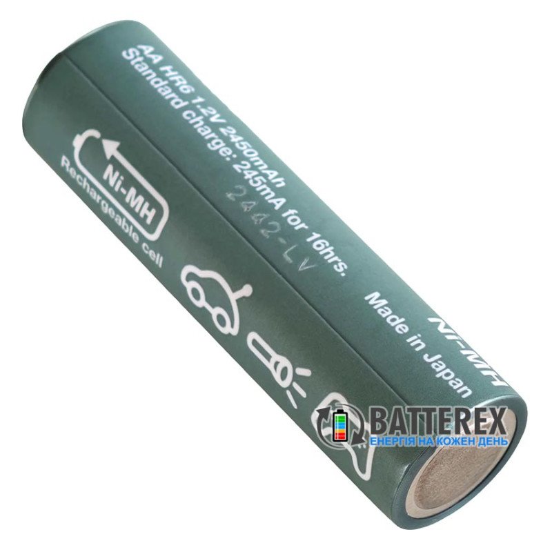 Пальчикові AA акумулятори IKEA LADDA 2450mah Made in Japan (елемент Panasonic Eneloop Pro в етикетці IKEA), поштучно от 1 шт.