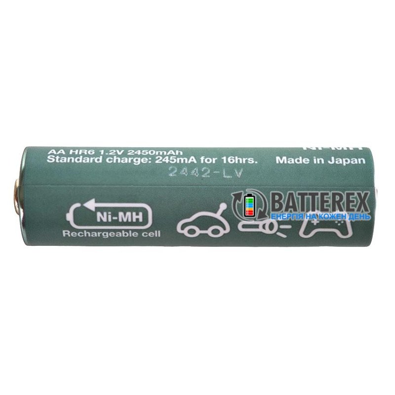 Пальчикові AA акумулятори IKEA LADDA 2450mah Made in Japan (елемент Panasonic Eneloop Pro в етикетці IKEA), поштучно от 1 шт.