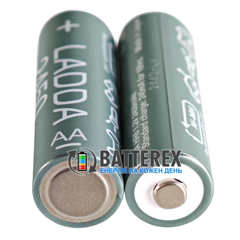 Пальчикові AA акумулятори IKEA LADDA 2450mah Made in Japan (елемент Panasonic Eneloop Pro в етикетці IKEA), поштучно от 1 шт.