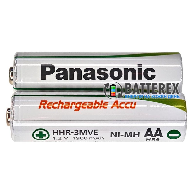 Аккумулятор AA Panasonic 1900mah 1.2V HHR-3MVE, 1000 циклів, низький саморозряд, поштучно від 1 шт.