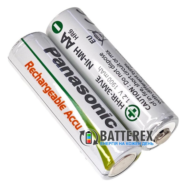 Аккумулятор AA Panasonic 1900mah 1.2V HHR-3MVE, 1000 циклів, низький саморозряд, поштучно від 1 шт.