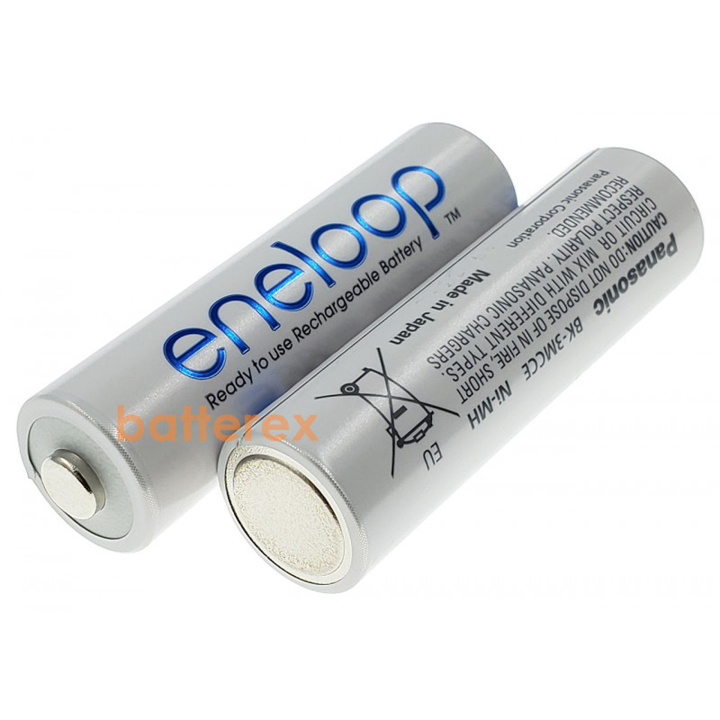 AA аккумуляторы Panasonic Eneloop 2000 mah (min. 1900mah) BK-3MCCE 8 шт. в картонном блистере