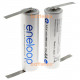 Акумулятори AA Panasonic Eneloop 2000 mah BK-3MCDE із виводами під пайку