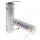 Акумулятори AA Panasonic Eneloop 2000 mah BK-3MCDE із виводами під пайку