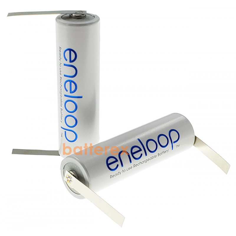 Акумулятори AA Panasonic Eneloop 2000 mah BK-3MCDE із виводами під пайку