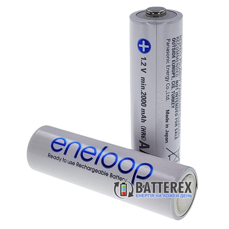 AA аккумуляторы Panasonic Eneloop 2000 mah новой серии BK-3MCDE поштучно от 1 шт.
