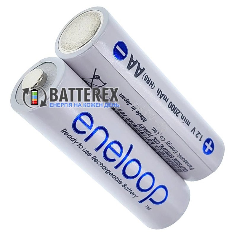 AA аккумуляторы Panasonic Eneloop 2000 mah новой серии BK-3MCDE поштучно от 1 шт.