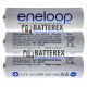 AA аккумуляторы Panasonic Eneloop 2000 mah новой серии BK-3MCDE поштучно от 1 шт.