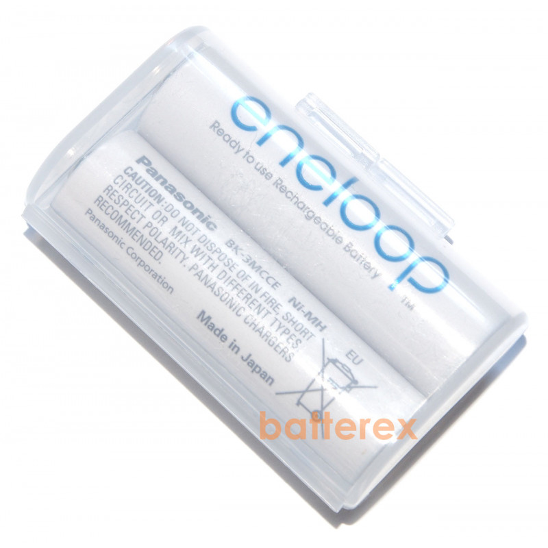 Акумулятори Panasonic Eneloop 2000 mah BK-3MCDE - упаковка 2 шт. в пластиковому боксі