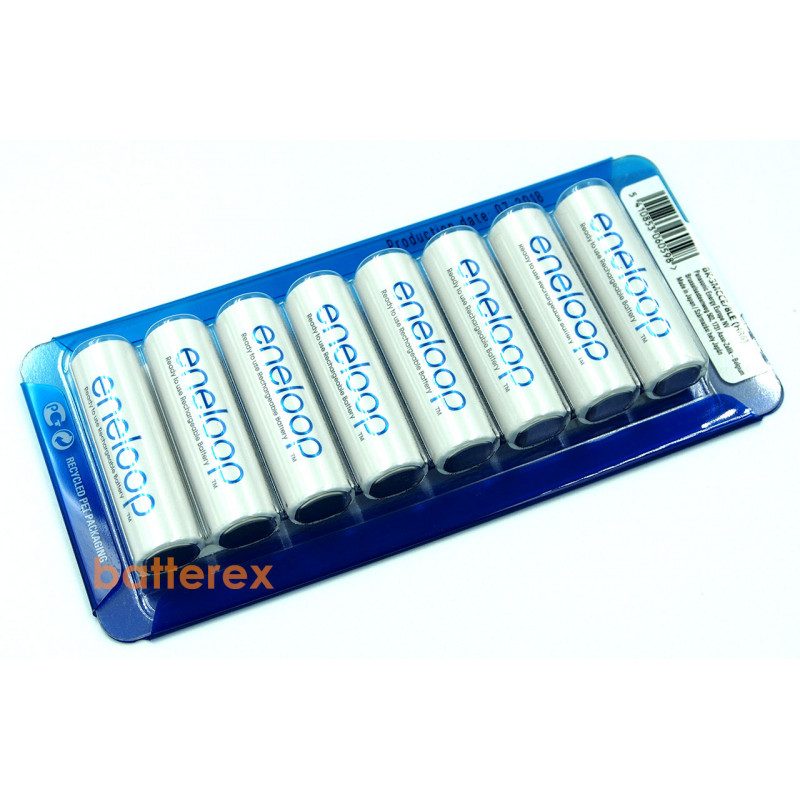 Аккумуляторы AA Panasonic Eneloop 2000 mah в слайд-блистере по 8 шт