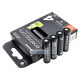 Аккумуляторы AA Panasonic Eneloop Pro 2600 mah BK-3HCDE/4BE EcoBox - 4 шт. в картонной экологичной упаковке - Оригинал-Япония
