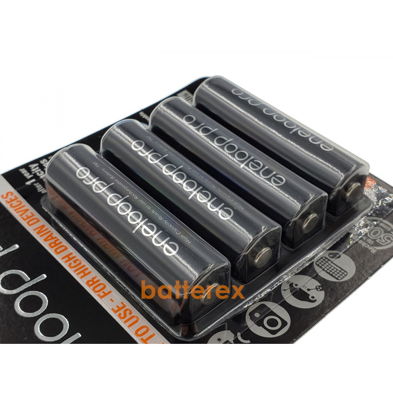 Акумулятори AA Panasonic Eneloop Pro 2600 mah BK-3HCDE 4BE  - оригінал Японія  - упаковка 4 шт