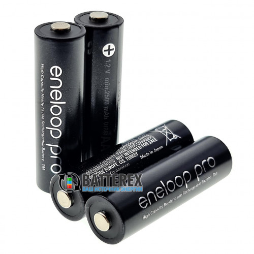 AA Panasonic Eneloop Pro 2600mah BK-3HCDE - поштучно от 1 шт 