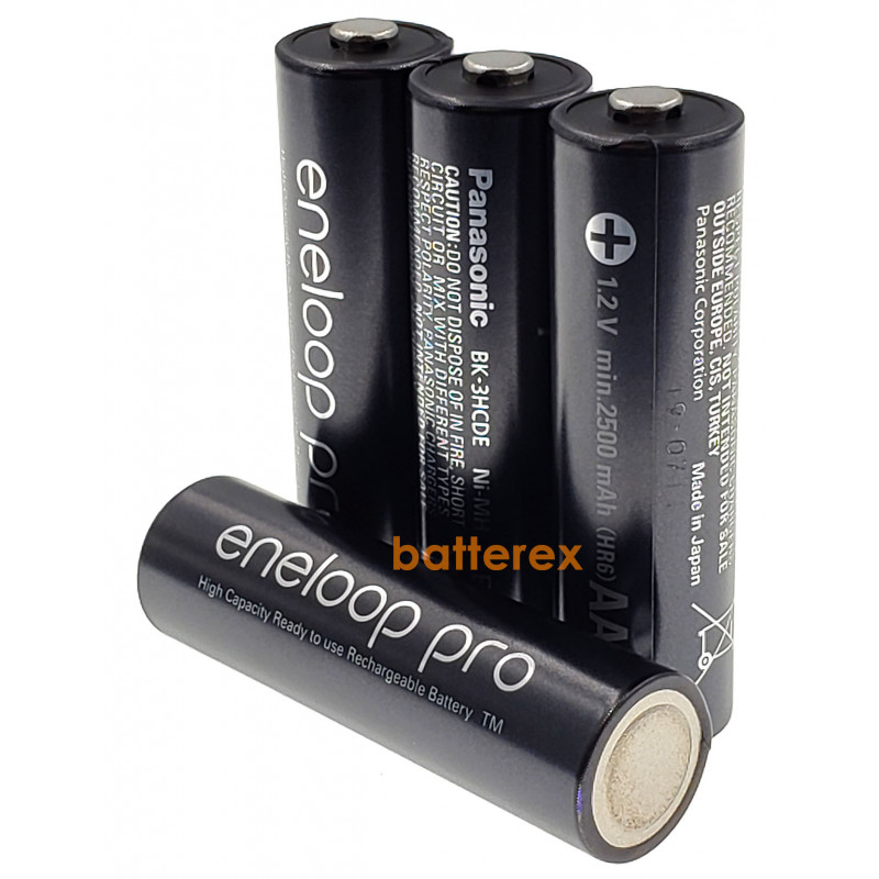 Акумулятори AA Panasonic Eneloop Pro 2600 mah BK-3HCDE 4BE  - оригінал Японія  - упаковка 4 шт