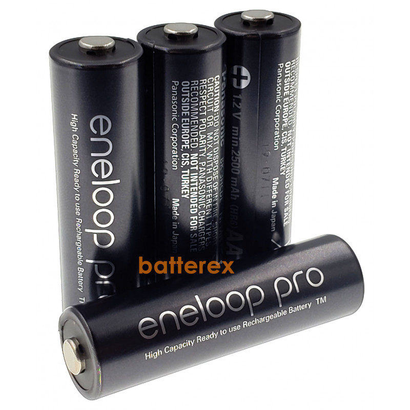 Акумулятори AA Panasonic Eneloop Pro 2600 mah BK-3HCDE 4BE  - оригінал Японія  - упаковка 4 шт