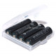 Аккумулятор AA Panasonic Eneloop Pro 2600 mah BK-3HCDE (min. 2500mah) - 4 шт. в пластиковом боксе