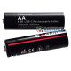 Литиевый аккумулятор AA Li-ion Soshine 1.5V 3500mWh с зарядкой от USB Type-C поштучно от 1 шт.