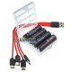 Акумулятори AA Li-ion Soshine 1.5V 3500mWh із зарядкою від USB Type-C - комплект 4 акумулятори, зарядний кабель та бокс для зберігання