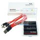Акумулятори AA Li-ion Soshine 1.5V 3500mWh із зарядкою від USB Type-C - комплект 4 акумулятори, зарядний кабель та бокс для зберігання