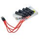 Аккумуляторы AA Li-ion Soshine 1.5V 4200mWh 2700mAh с зарядкой от USB Type-C - комплект 4 аккумулятора, зарядный кабель и бокс для хранения