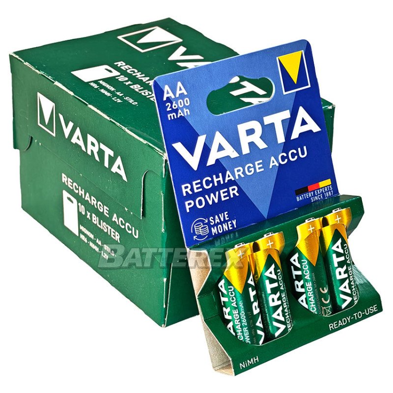 Акумулятори AA Varta 2600 mah Ready-to-Use, оригінальний блістер 4 шт., Німеччина