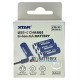 Комплект 4 акумулятори AA Li-ion XTAR 4100mWh 2450mAh 1.5V із зарядкою від USB Type-C, зарядний кабель на 4 акумулятори та бокс для зберігання