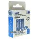 Аккумулятор АА Li-ion XTAR 4300mWh 2700mAh 1.5V CLR c постоянным напряжением 1.5В с имитацией падения напряжение перед разрядом, упаковка 4 шт. в коробке с боксом