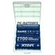 Аккумулятор АА Li-ion XTAR 4300mWh 2700mAh 1.5V CLR c постоянным напряжением 1.5В с имитацией падения напряжение перед разрядом, упаковка 4 шт. в коробке с боксом