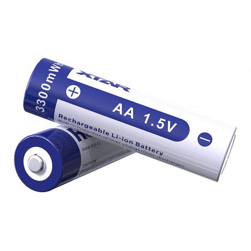 Аккумулятор АА литий-ионный 1.5V XTAR 3300mWh 2200mah