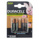 Акумулятори AAA Duracell 900 mah 4 штуки в картонному блістері ціна за упаковку