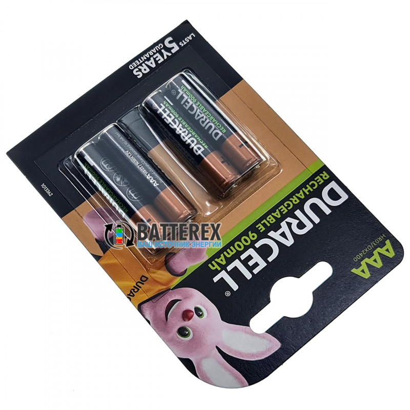 Акумулятори AAA Duracell 900 mah 4 штуки в картонному блістері ціна за упаковку