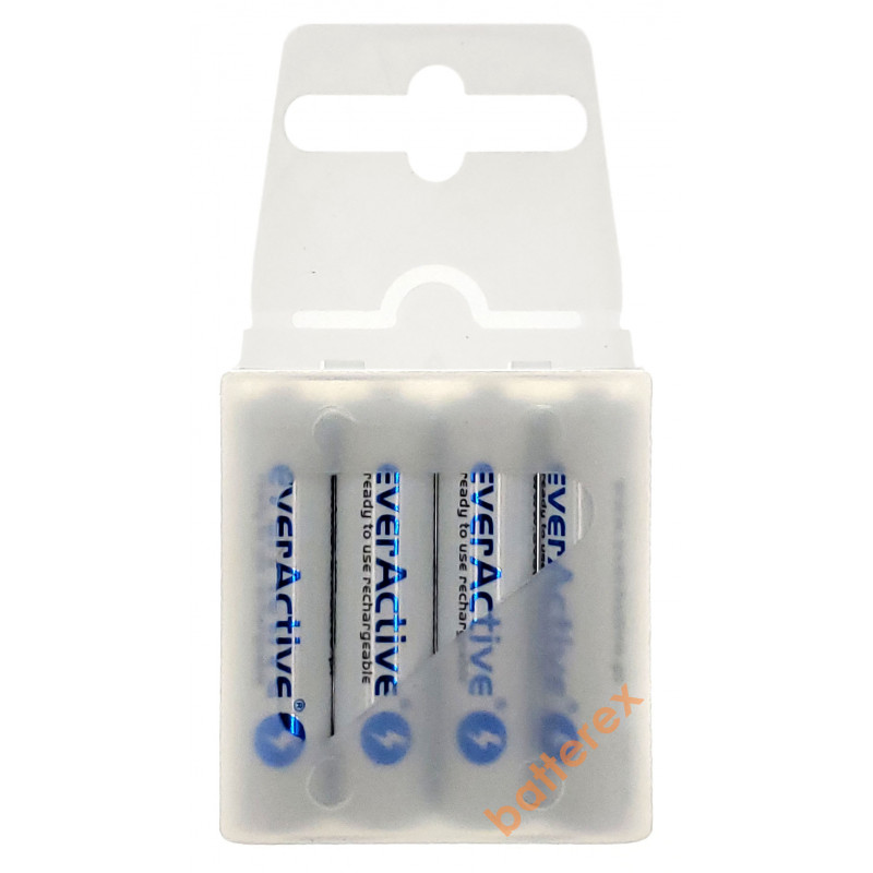 ААА EverActive 1050 mah - упаковка 4 шт. в пластиковом кейсе