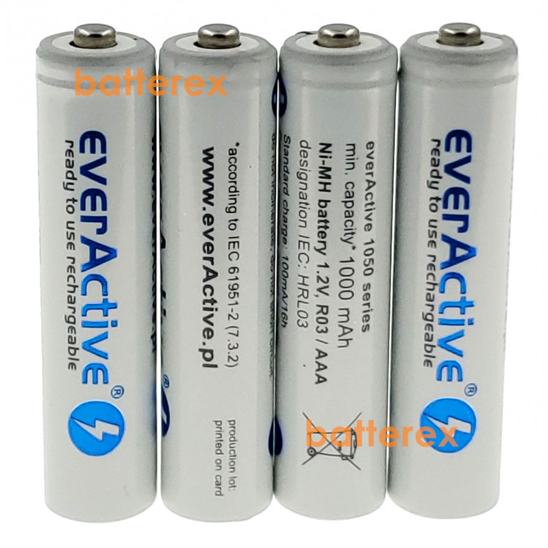 AAA EverActive 1050 mah поштучно - ціна за 1 акумулятор